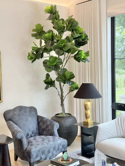 9′ Faux Fiddle Leaf Fig Tree, Replica Trees